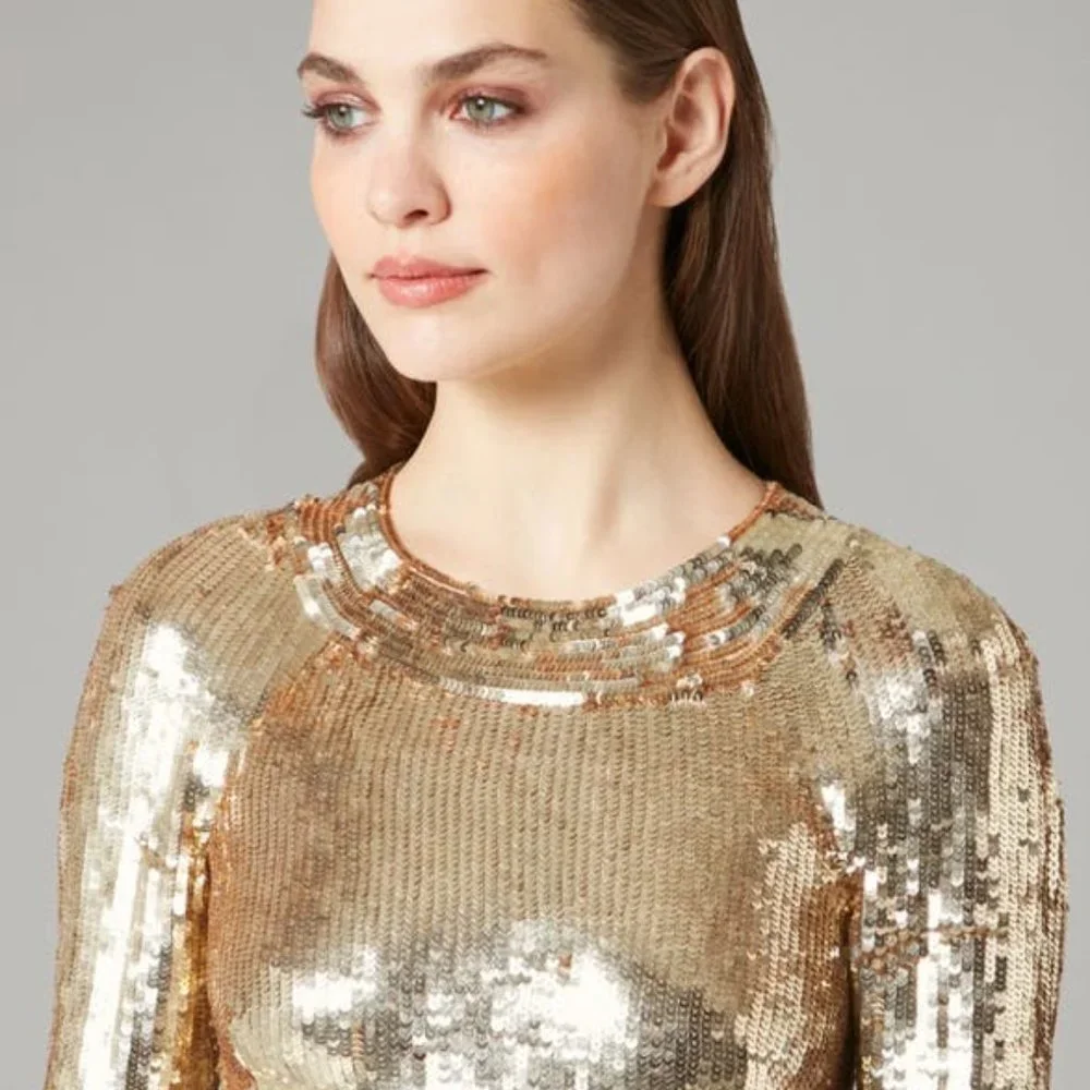 NWT $3035.00 Temperley London Ray Runway Sequin Dress - Picture 10 of 15
